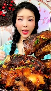 Fried beef ribs noodle squid spicy delicious food | Mukbang Th