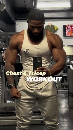 Chest & Triceps workout for you guys to save and try🦾 #gym ##bodybuilding #gymtok #fyp #viral #nature #natty #fitness #chestworkouts #tricepsworkout