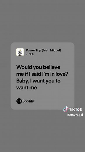 Power Trip - J Cole ft. Miguel Lyrics