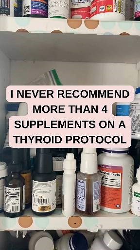 Unmute for some thyroid humor. We love JVKE in our house so this song felt 100% perfect for unneeded supplements.😅 I battled Hashimoto’s disease for 28 years, and saw dozens of functional medicine doctors, naturopaths, and alternative care practitioners who loaded me up with closets full of supplements. At one point, I was taking so many supplements that it just made more sense to purchase my own supplement store! That turned out to be an unexpected blessing because I spent the next 12 years le