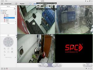 Cara melihat cctv spc di laptop menggunakan SCMS