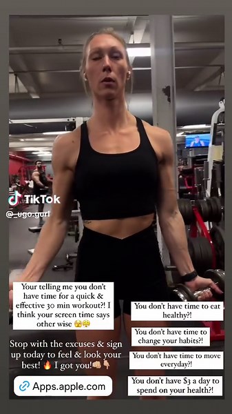 ‼️STOP WITH ALL THE EXCUSES‼️ Download the U GO GURL App today & let me help you reach all your goals!👊🏼💪🏼 #UGOGURL #womenempowerment #ugogurlcommunity #womenswellnesscoach #BUILDWITHCONFIDENCE