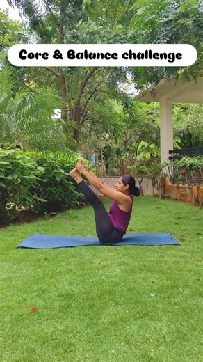 Core & Balance Yoga Challenge 💪 Can You Finish This Flow? 🔥#yoga #challenges #homeworkout#fitness
