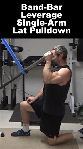 Nick Nilsson | Band-Bar Leverage Single Arm Lat Pulldown - this is a simple setup that allows you to do a really good version of the single-arm lat... | Instagram