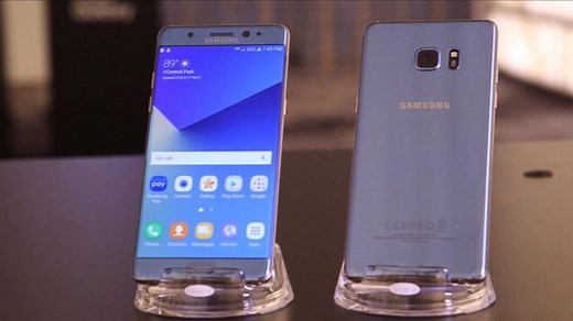 Government Recall Issued for Samsung Note7 Devices Due to Fire Concerns