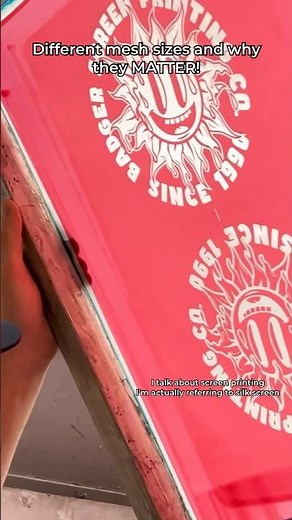 Different size MESHES and why they MATTER #mesh #screenprinting #screenprintingmesh