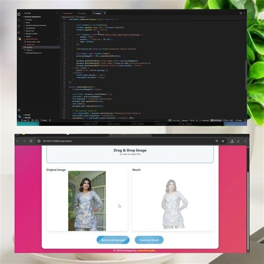 🔥 Build an Background Remover Using HTML