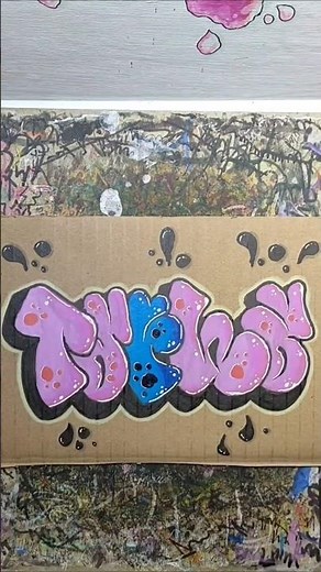 cara membuat graffiti nama tafha yang keren #graffiti #tutorial