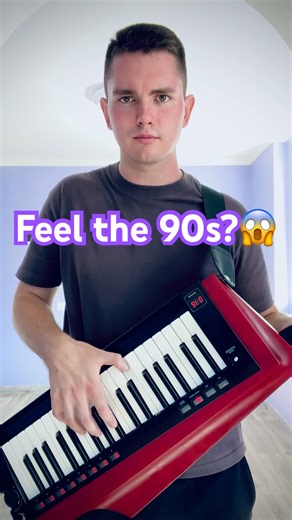 The 90s Eurodance Energy Is BACK🔥#eurodance #90s #maxx #getaway #keytar #cover