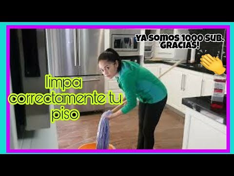 How to mop your house floor, making it shinier, cleaner, and disinfected #mopping #cleaning #chlo...