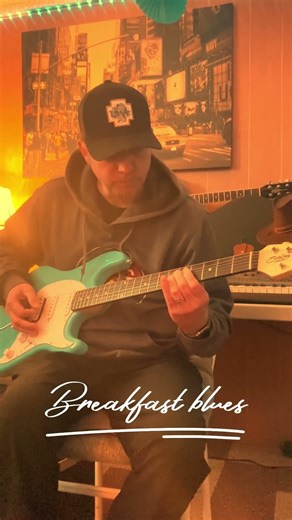 Breakfast Blues - Original Riff 🎸 #shorts