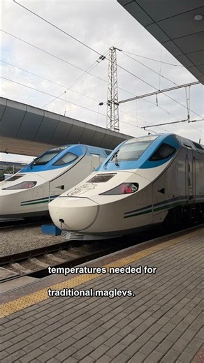 Maglev Trains Levitate Above Tracks