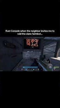 Rust Console when the neighbor invites me to raid the clans farmbot…#shorts #rust #rustconsole