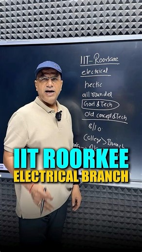 IIT Roorkee Electrical Branch💯🔥| #iit #jee #iitroorkee