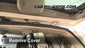 3rd Brake Light Bulb Replacement on a 2003 Hyundai Santa Fe 2.4L 4 Cyl.