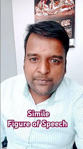 Simile Figure of Speech #learnenglish