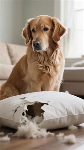 The "Guilty Dog" Face is a Work of Art 😂 #funnypets