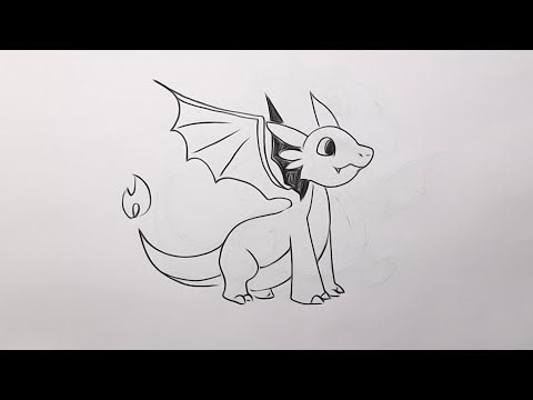 How to Draw a Dragon for Kids | Step by Step