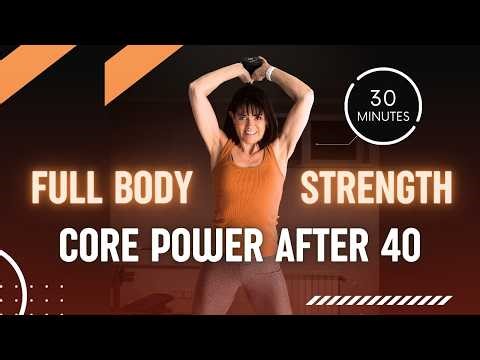 Total Body & Core Dumbbell Strength Workout for Women Over 40