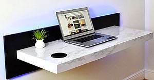 How To Make A Modern Wall-Mounted Desk