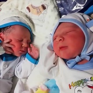 30K views · 3K reactions | Newborn one hour old twins have first conversation | Baby Awesome | Facebook