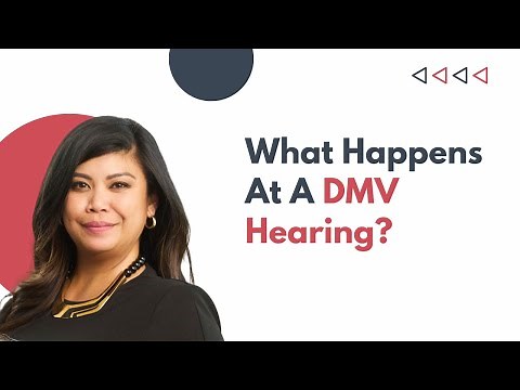 What happens at a DMV hearing?