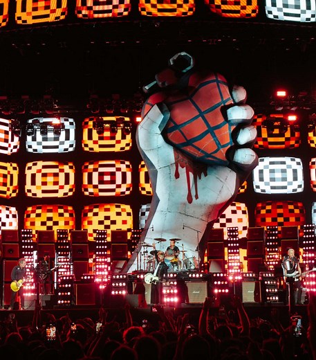 Green Day's Performance at Coachella Livestream