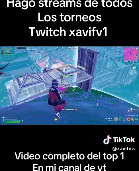 Fortnite en Twitch: Top 1 en la Eval con 0 Ping