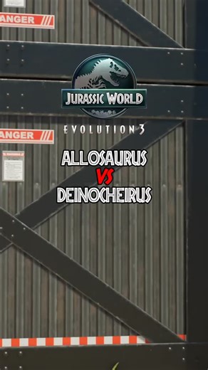 T-Rex FC on Instagram: "Allosaurus vs Deinocheirus. #jurassicworldevolution3 #jurassicworld #dinosaur"