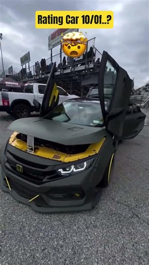 Honda Civic X Full Modified & Lambo Doors #CivicModified #HondaCivic #HondaModified #shorts