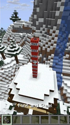 Minecraft TNT Explosion Pillager Outpost #minecraft