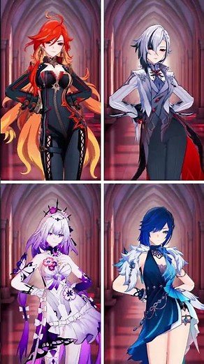 Arlecchino / Mavuika【Genshin x Honkai MMD】MONEY ON THE DASH