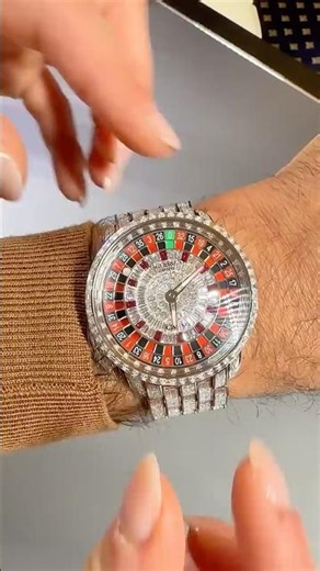 This $1,000,000 watch has a real roulette wheel.