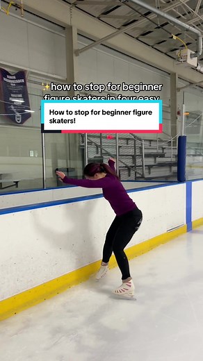 How to Stop in Ice Skating for Beginners