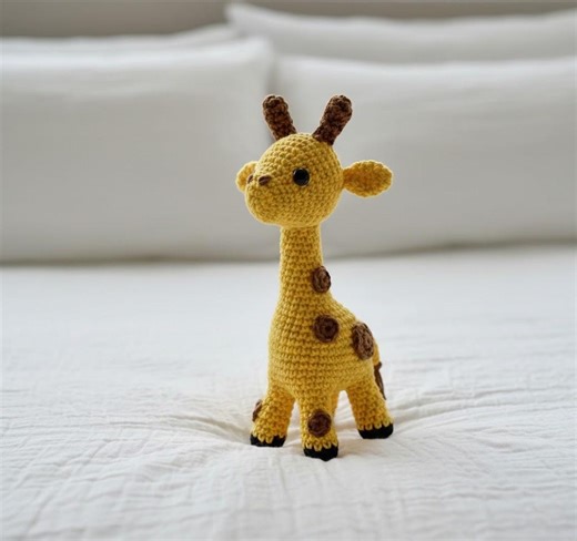 Mini Giraffe Crochet Pattern – Beginner Amigurumi Safari Animal (PDF Download) - Etsy