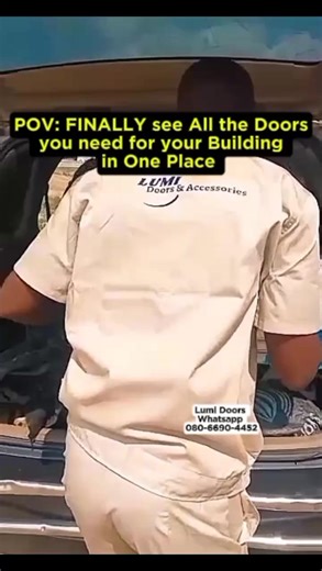 Lumi Doors is your One-Stop Place for All Doors you need for your building project.. .... like your homes Rental apartments, offices, hotels, Airbnb..etc Doors and Accessories all Available. •Security Door and interior doors ‎ •‎We're your Door LAST Bus-Stop 📍 ‎ ‎Doors( Luxury Doors, Steel Doors, wooden doors...) ‎ ‎Locks & Key Accessories (Door locks, smart lock..) ‎ ‎Quality Guaranteed 💪 ‎ ‎Full Building Project Doors Supply Package Deals Available. ‎ ‎Bulk Order Discount deals also Availabl
