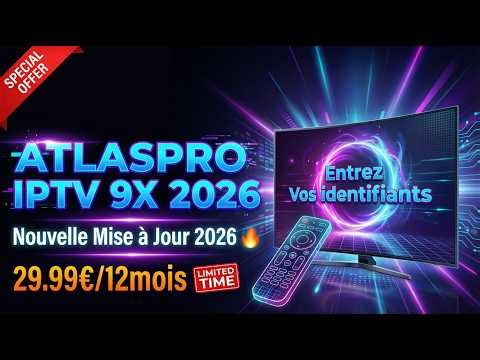 Atlaspro IPTV 9X Application V.2026 Promo
