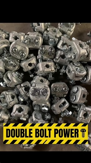 DOUBLE THE BOLTS. DOUBLE THE GRIP. ⛓️ Standard U-bolt clips are good. But sometimes, you need extra holding power. 💪 Introducing our Double Bolt Wire Rope Clips (Malleable Iron). Unlike standard clips, these feature a two-piece clamp design that grips the wire rope evenly without crushing it. ✅ Double Security: Two bolts ensure a non-slip connection. ✅ Rope Protection: Flat clamping surface prevents wire deformation. ✅ Heavy Duty: Rugged cast iron body with galvanized finish. Perfect for heavy 