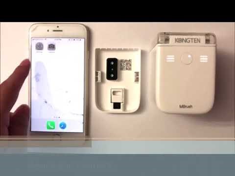Mbrush mini portable hand held printer APP Step by Step Instruction | Dream Mama