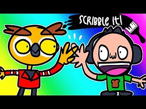 Scribble It Funny Moments - Using Teamwork to Draw Worse!