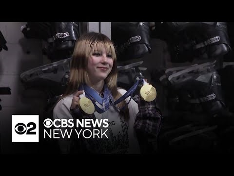 Olympic gold medalist Alysa Liu visits Rockefeller Center ice rink
