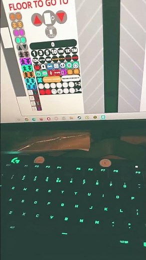 intro of elevator going up to absolute infinity floors