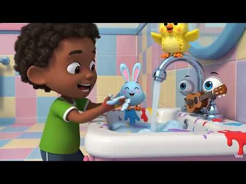 Let’s Wash Our Hands! 🖐️ Cute Cartoon for Kids
