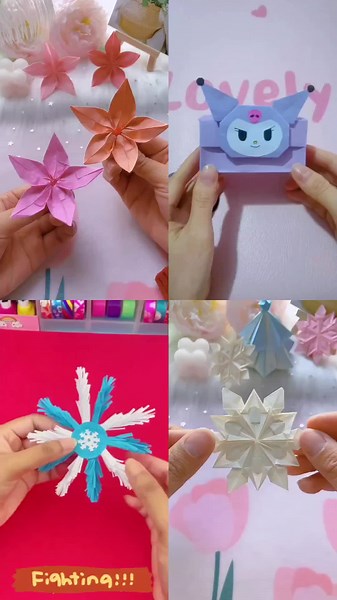 #diy #handmade #creativecrafts #forkids #tutorial #origami #tiktokforyou #papercraft #fyp #handcraft #merrychristmas
