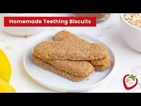 Healthy Homemade Teething Biscuits