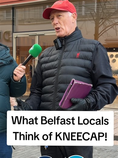 WHAT DO YOU THINK OF KNEECAP? 🎤🔥 We hit the streets of Belfast to ask the public what they honestly think of @KNEECAP, one of the most talked-about acts to come out of the city 👀 Opinions were very mixed. From a long, passionate rant by a Christian street preacher who absolutely wasn’t a fan, to a few surprising yeses from people you wouldn’t expect 🤯 Love them or hate them, everyone seems to have an opinion. Watch to see all the answers! Let us know your thoughts below! 👇 #MeanwhileInIrela