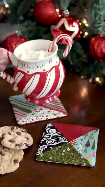 153K views · 2.9K reactions | Make a set of Charming Hourglass Coaster using 5" fabric squares. This beginner-friendly project is perfect for gift-giving or simply adding a personal, handmade touch to your home! ✨ Watch the Full Tutorial: https://www.shabbyfabrics.com/free-downloads-and-video/442 #shabbyfabrics #shabbyfabricstutorial #ilovequilting #quiltingproject #sewingpattern #sewingtutorial #quiltingtutorial #videotutorial #shabbyfabricsdiy #makeitmonday | Shabby Fabrics | Facebook