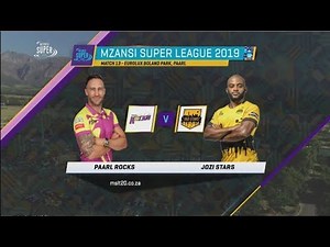 Highlights | Paarl Rocks vs Jozi Stars | Match 13 | MSL 2019