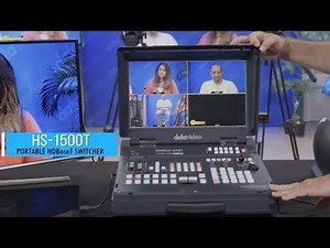 Introducing the HS-1500T HDBaseT Mobile Video Switcher/Mixer｜Datavideo