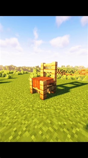 minecraft realistic chair 😨#minecraft#shorts